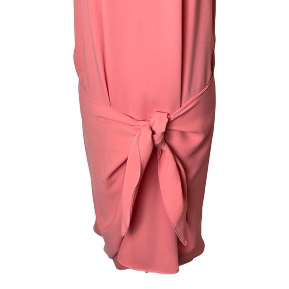 Drew by Anthropologie Pink Sleeveless Tie Waist Morgan Dress Size L - Picture 4 of 11